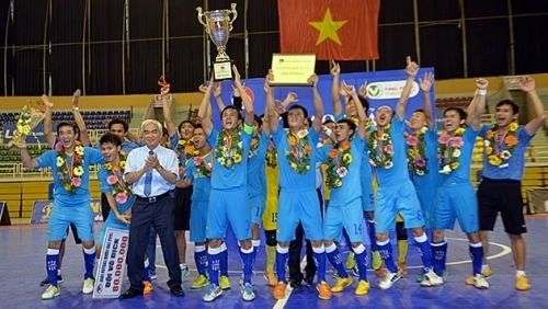 Sanna Khanh Hoa won 2015 national futsal champions cup
